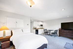 Desk, iron/ironing board, free WiFi, bed sheets