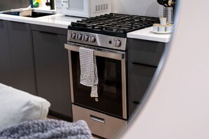 Microwave, oven, stovetop, dishwasher - Brand New Cozy Suite near Collingwood School (West Vancouver)