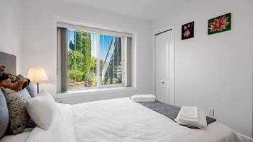 Desk, iron/ironing board, WiFi, bed sheets
