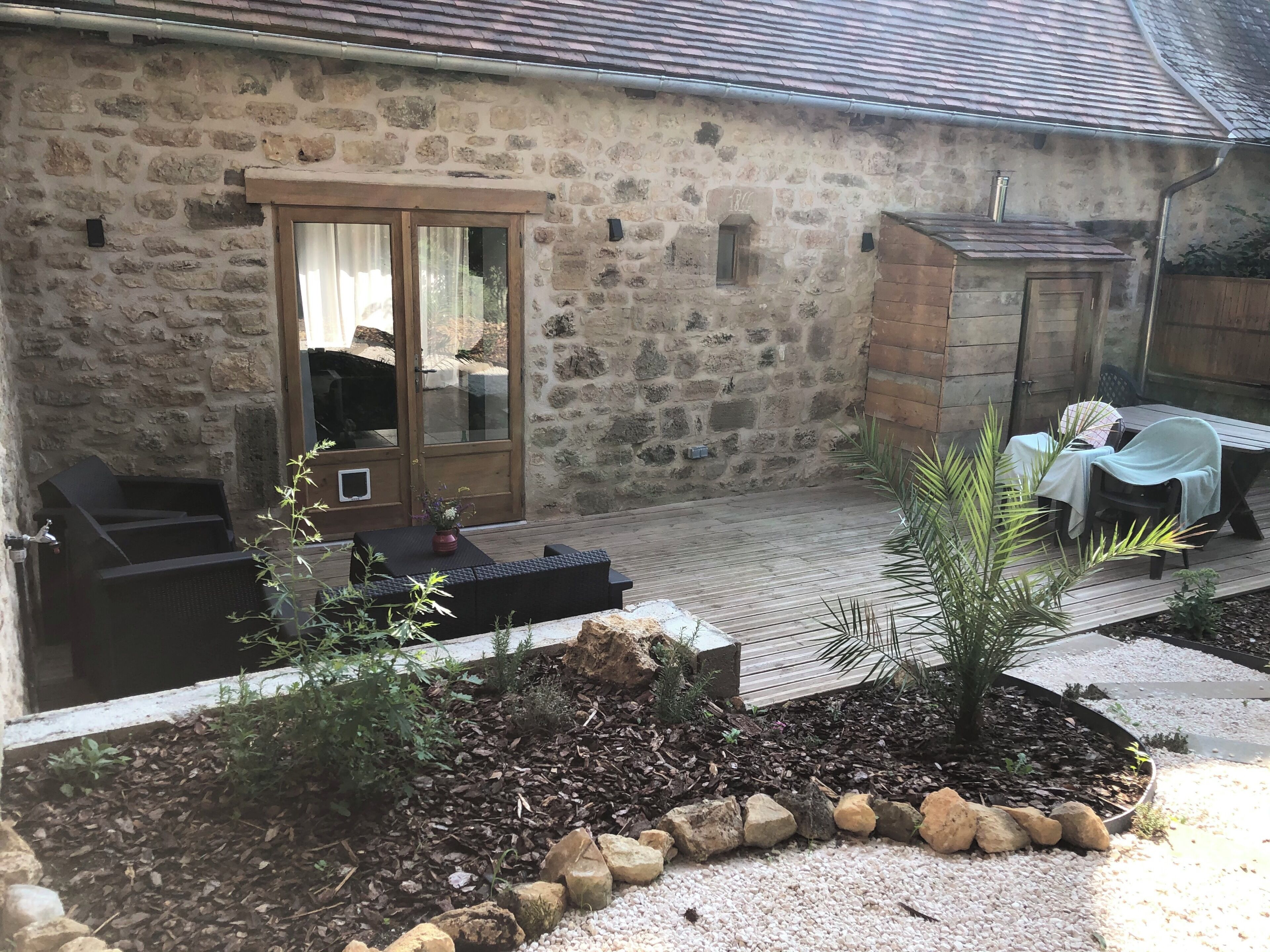 Cottage, 2 camere da letto, cucina, sul cortile | Terrazza/patio