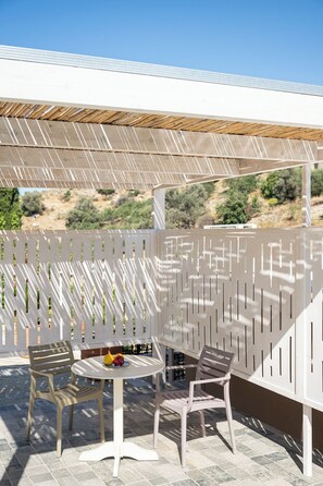 Outdoor dining - Despina by Sylektis Adults Only with private pool (Pigaidakia)