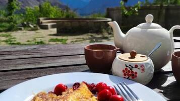 Frokostbuffé er inkludert hver dag