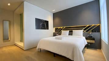 Een minibar, gratis wifi