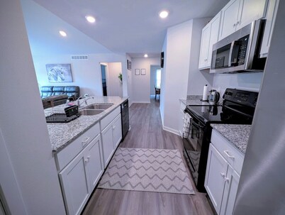 Large, modern house with all the comforts of home in a perfect location.