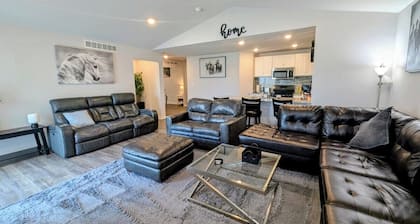 Large, modern house with all the comforts of home in a perfect location.