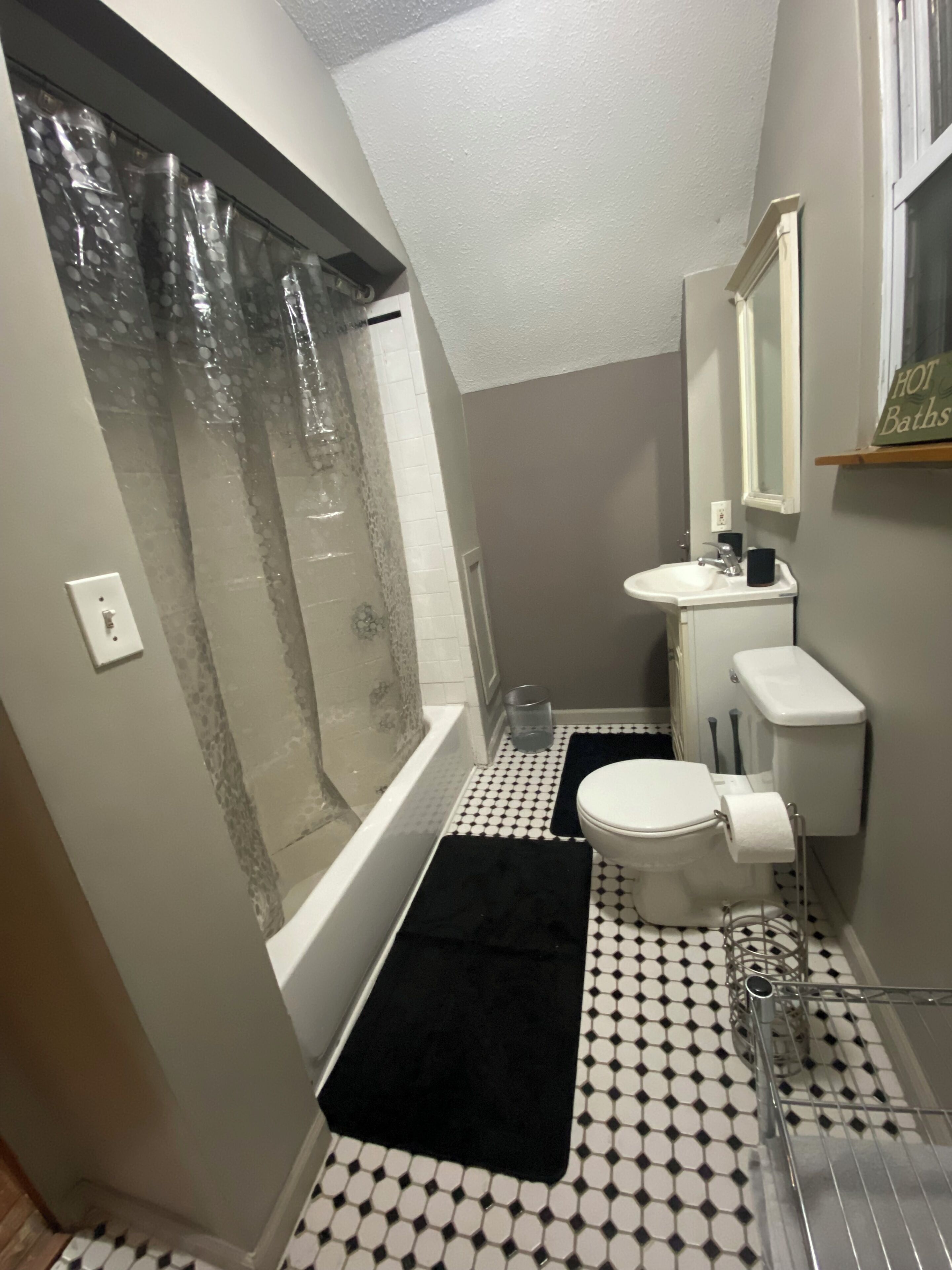 Towels, toilet paper