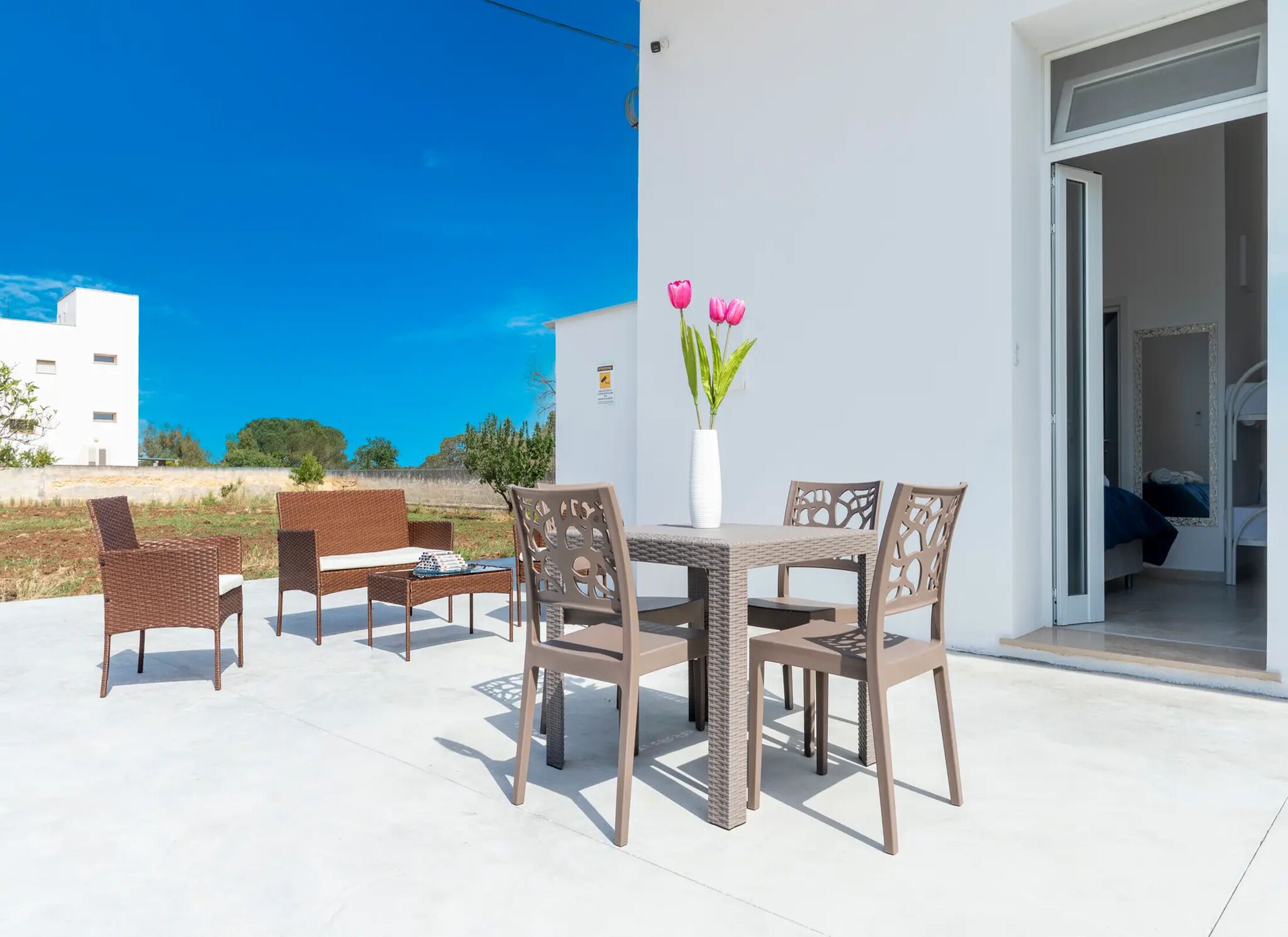 House, Smoking, Garden View | Outdoor dining