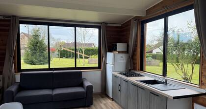 Logement en bois, esprit cocon avec petits-déjeuners inclus