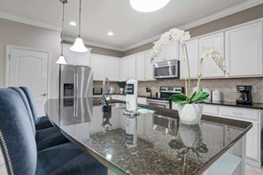 Fridge, microwave, oven, stovetop - 6BR family retreat w/ private pool & grill (Kissimmee)