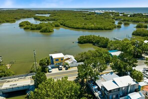 Aerial view - Fisher Flats Downstairs (Cedar Key)