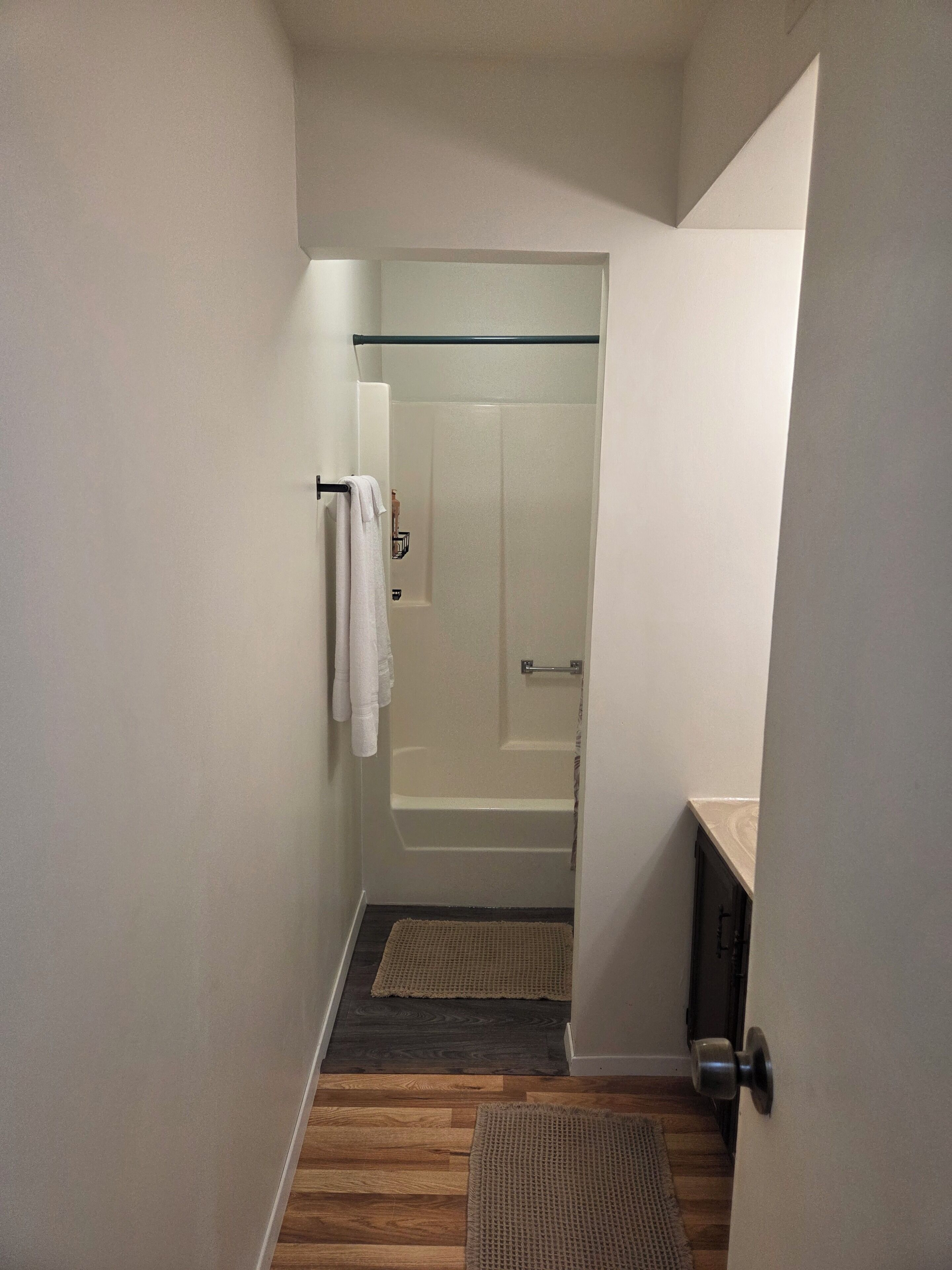 Towels, soap, toilet paper