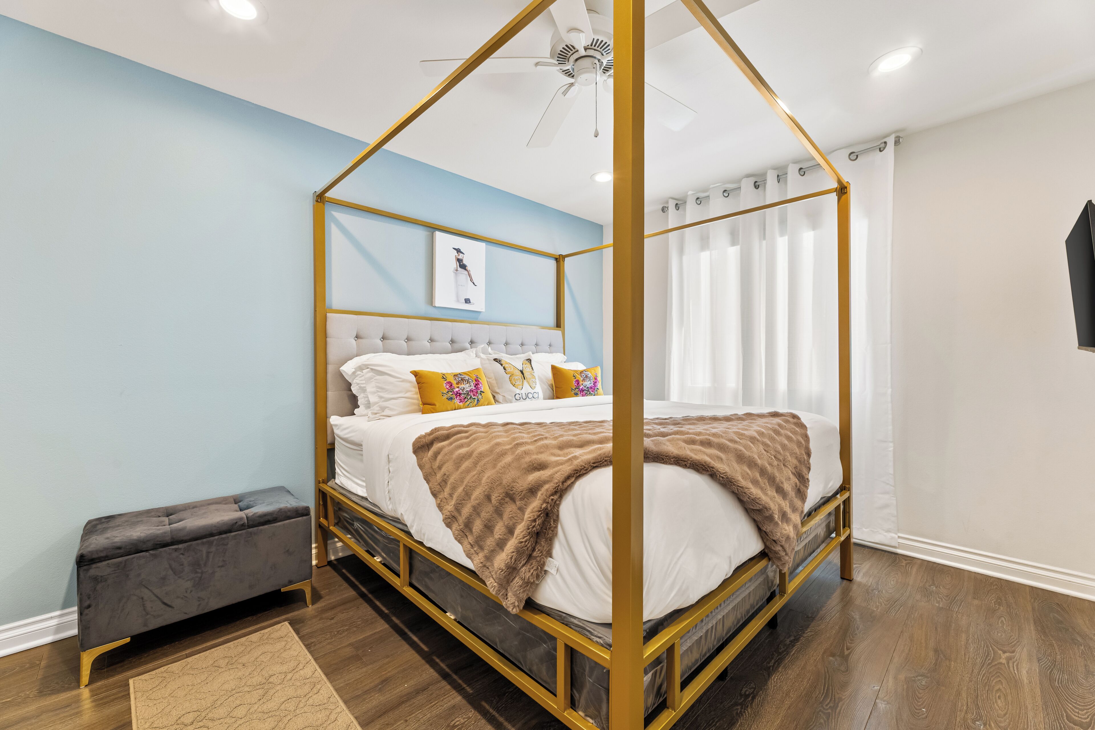 4 chambres, fer et planche à repasser, Wi-Fi gratuit, draps fournis