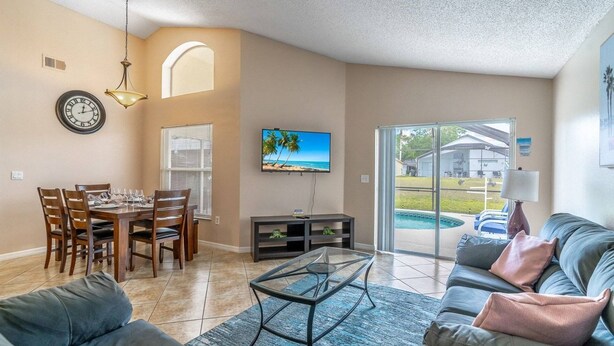Unclassified image, 1 of 50, button - Single-Level home w/ Private Pool, 2 Master Bedrooms, & Game Room | Community Gym | Sleeps 8 (Davenport)