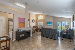 Unclassified image, 2 of 50, button - Single-Level home w/ Private Pool, 2 Master Bedrooms, & Game Room | Community Gym | Sleeps 8 (Davenport)