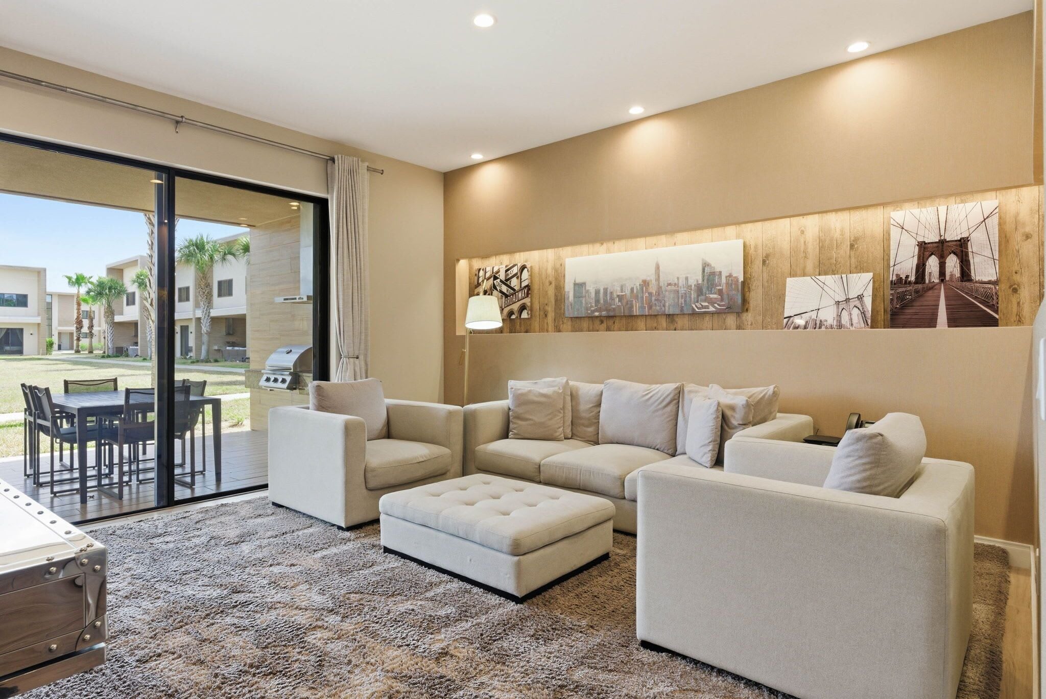 Villa (3 Bedrooms) | Living area | 50-inch TV with cable channels