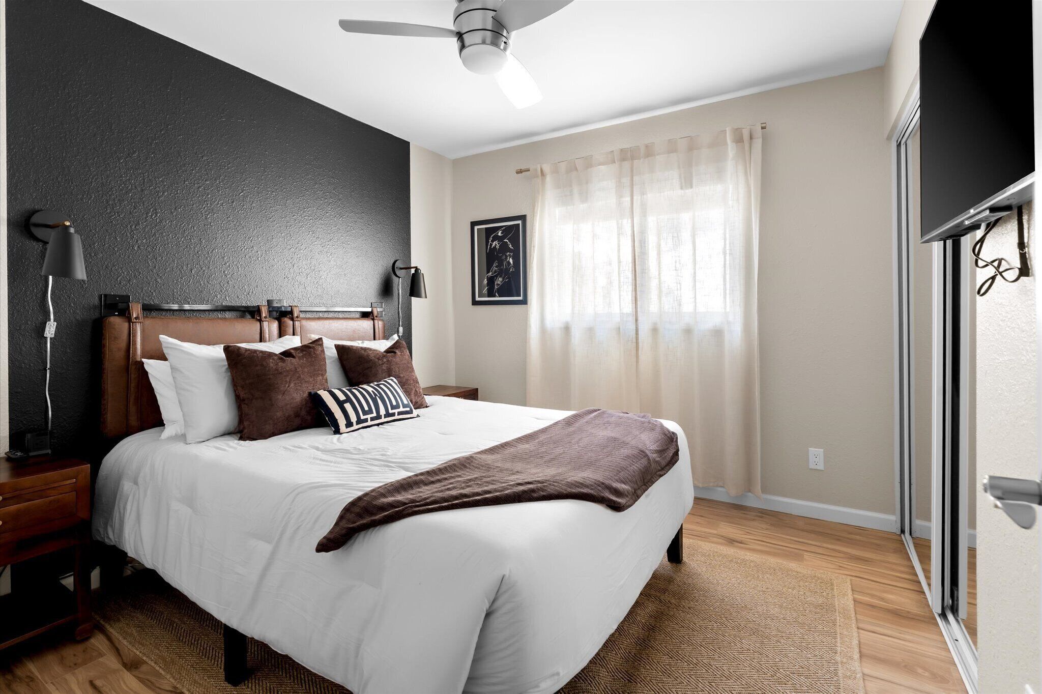 2 bedrooms, iron/ironing board, free WiFi, bed sheets