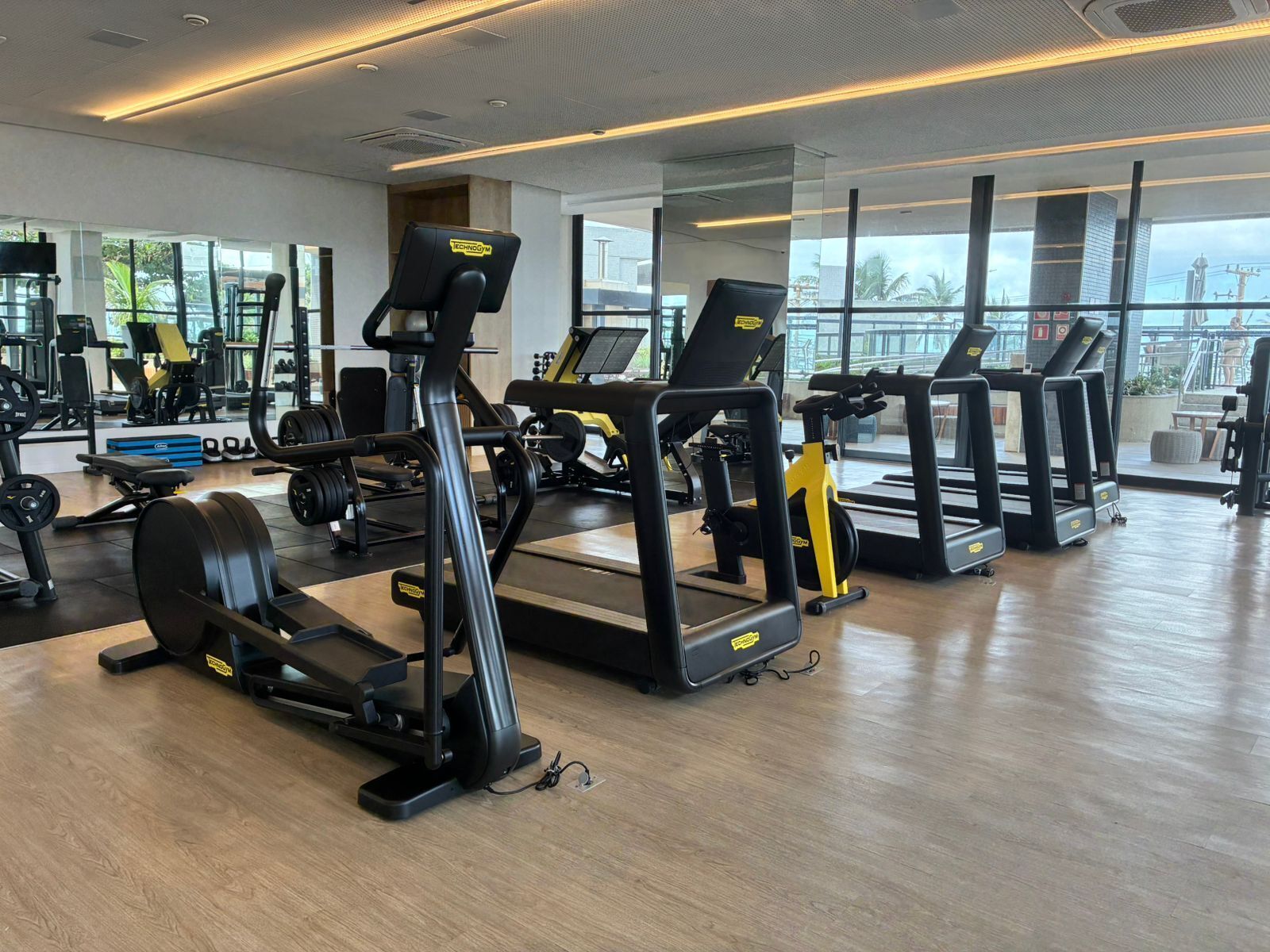 Apartamento Confort, vistas a la playa | Sala de fitness