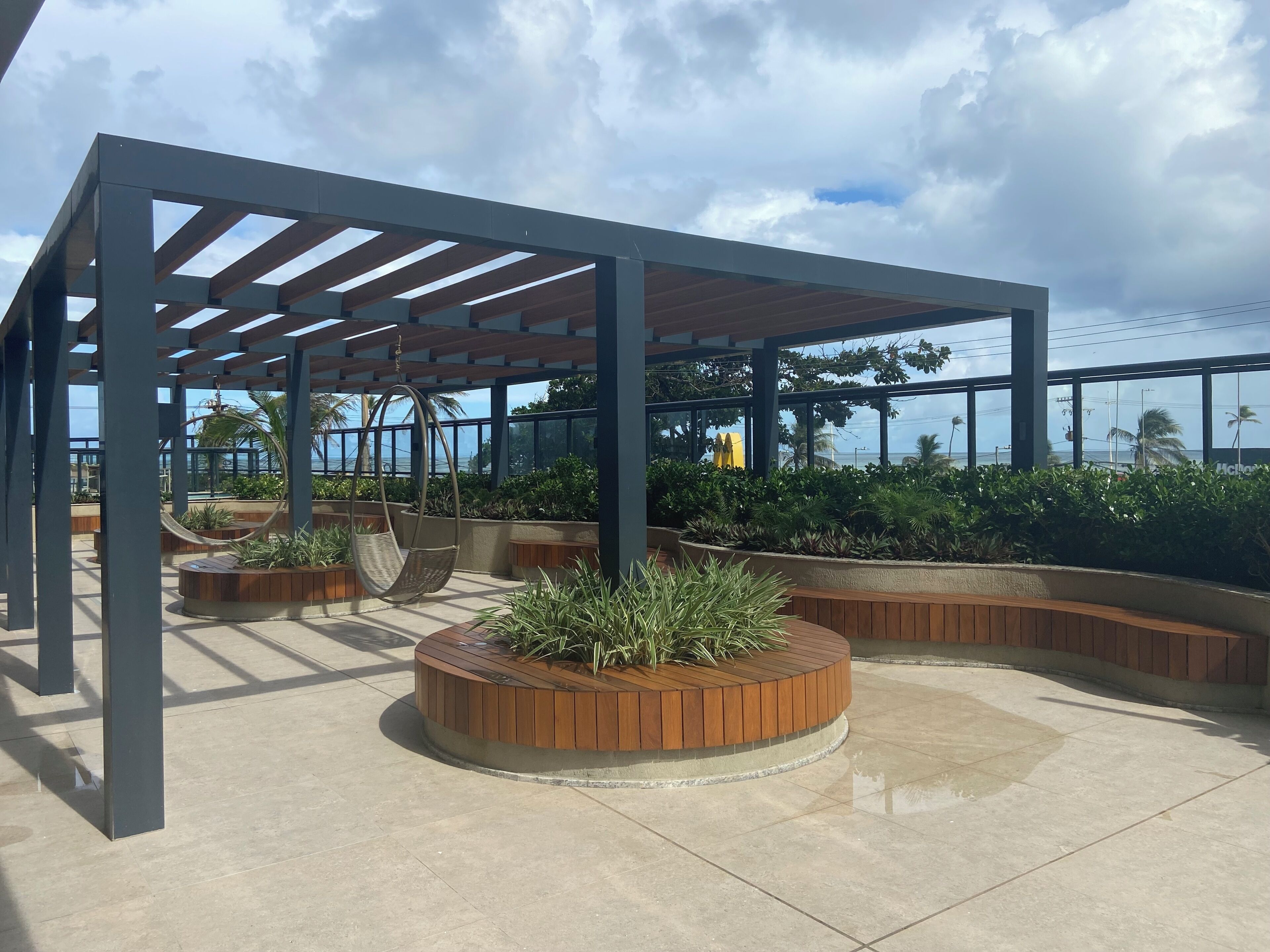 Comfort appartement, uitzicht op strand | Terras