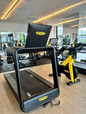 Apartemen Comfort, pemandangan pantai | Fasilitas kebugaran