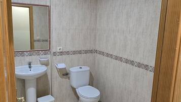 Double or Twin Room, Balcony | Bathroom | Hair dryer, towels, soap, shampoo
