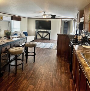 Interior - Quiet Pine Retreat off Hwy 155 near Palestine—cozy, scenic, relaxing getaway (Palestine)