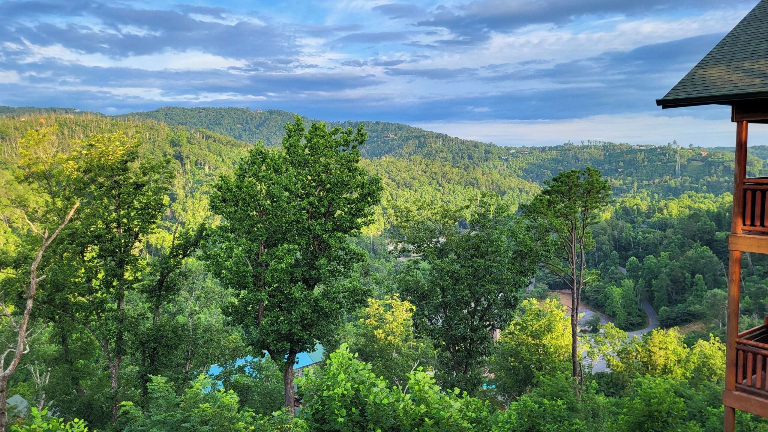 Vue depuis l’hébergement