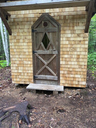 This woods cabin is a true wilderness getaway. Get ready to commune with nature.