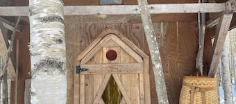 This woods cabin is a true wilderness getaway. Get ready to commune with nature.