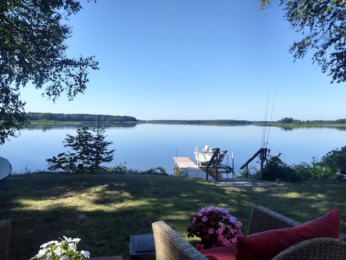 New! Lakefront Home near Alpena Includes Kayaks and a Fishing Boat Sleeps upto 6
