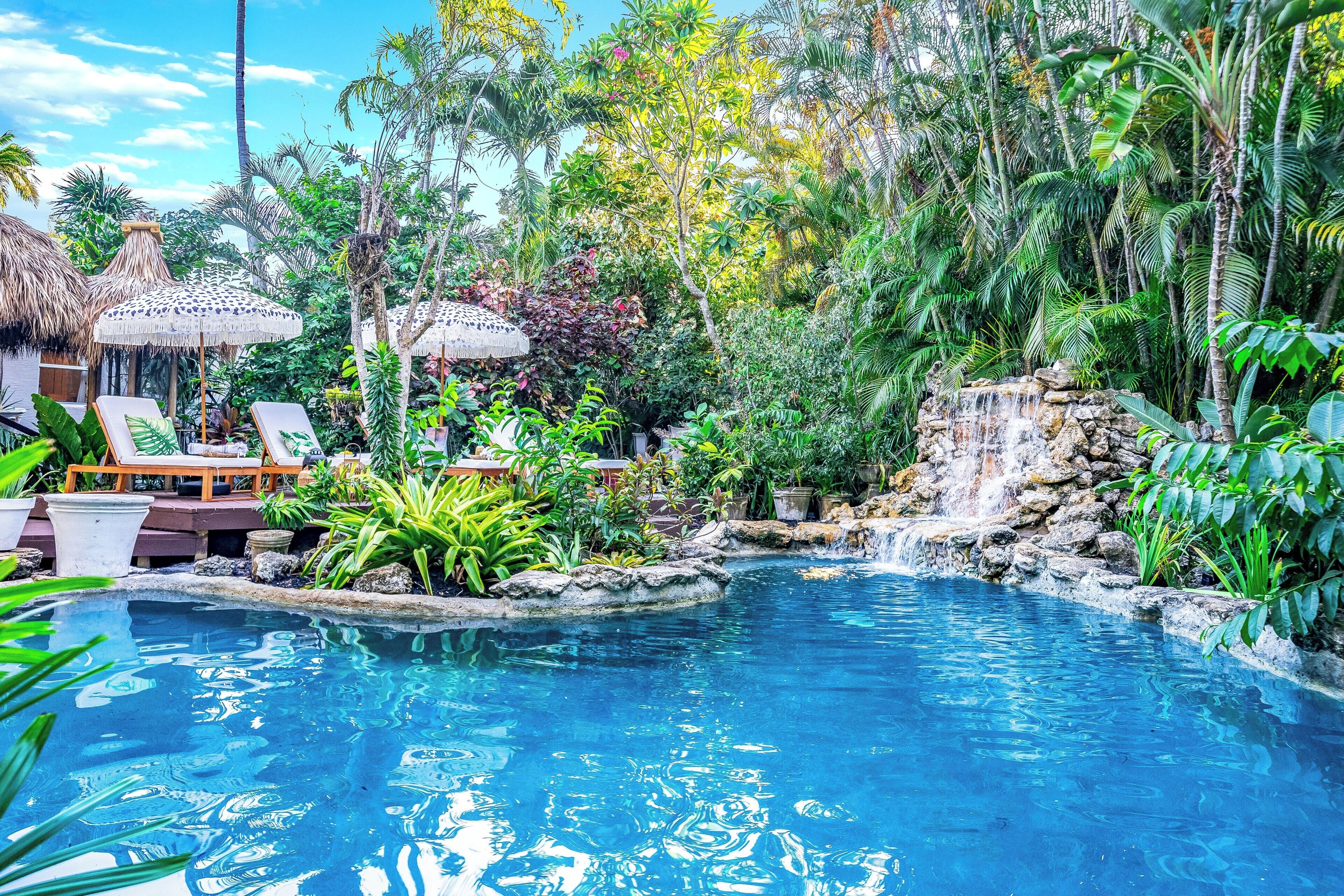 Una piscina climatizada
