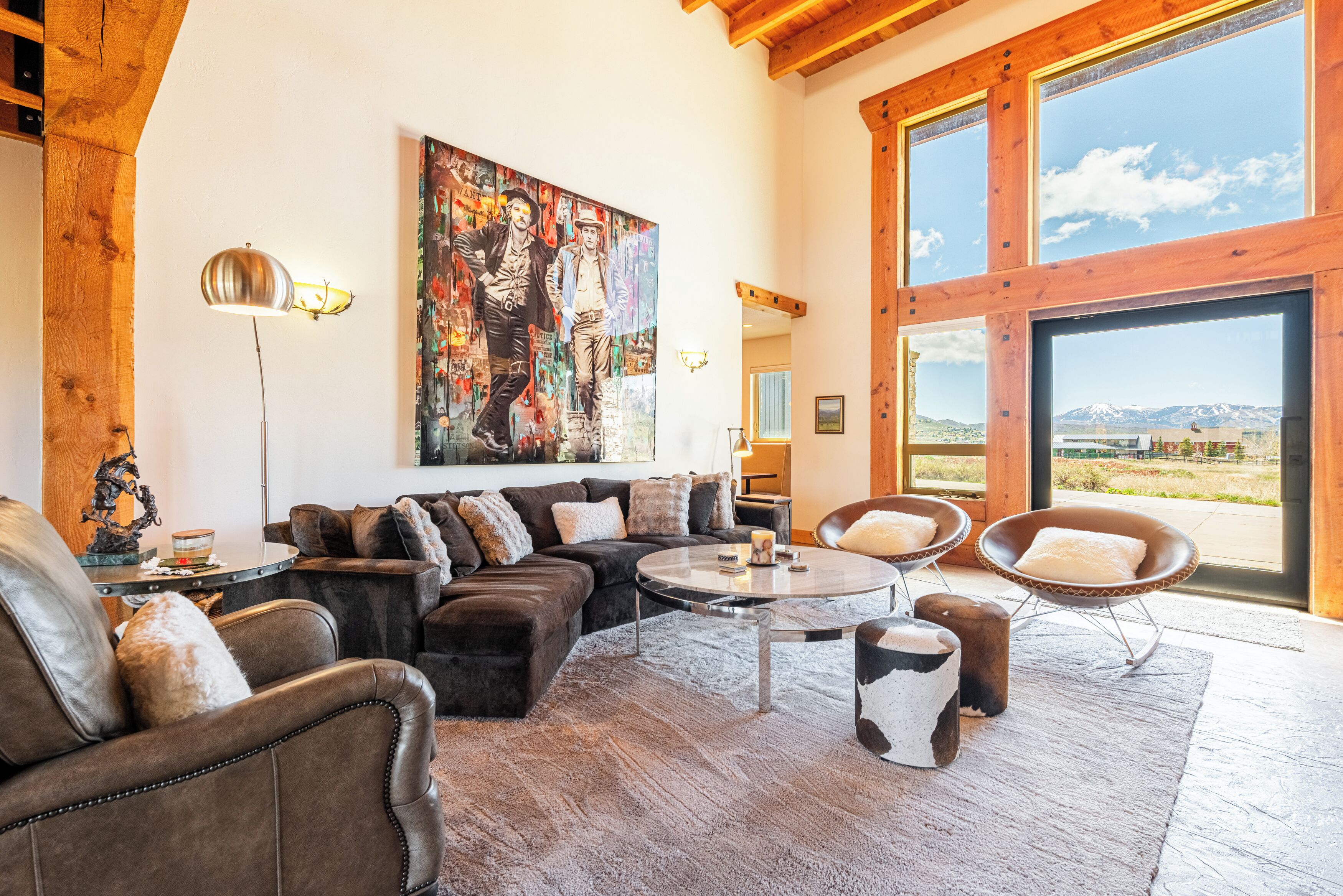 TV connectée, cheminée