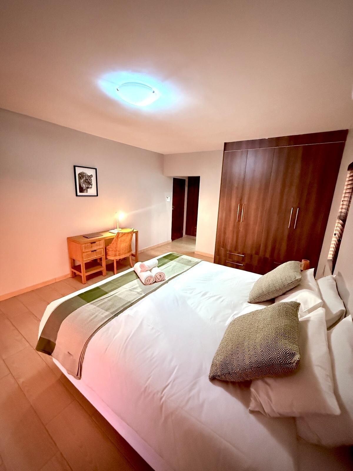 Iron/ironing board, WiFi, bed sheets