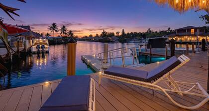 Waterfront Tiny House w Pool, Beach, and Boat Dock