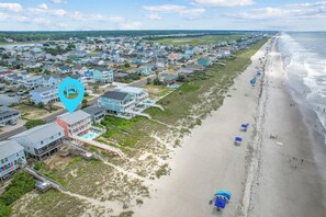 Beach nearby - "Heavenly View" 5 Bedroom, 4 Bathroom, Oceanfront with Private Pool PET FRIENDLY! (Holden Beach)