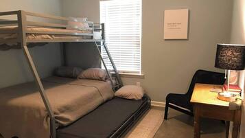Iron/ironing board, travel cot, free WiFi, bed sheets
