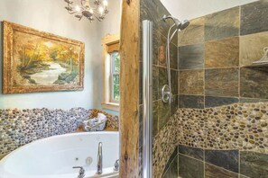 Shower, hair dryer - Unplugged Forest Retreat | Firepit | Near Mt Rainier (Randle)