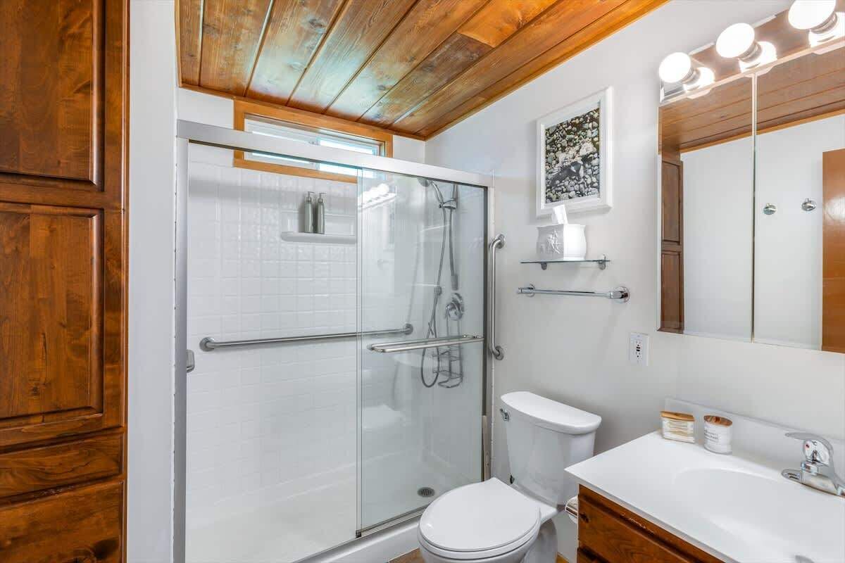 Een douche, een haardroger