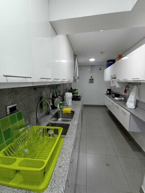 Private kitchen - Wonderful 4-bedroom apartment in San Miguel perfect for your stay (San Miguel)