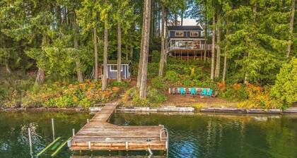 Lakefront Retreat | Private Dock & Forest Views