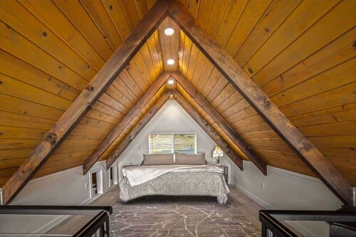 2BR Beachfront A-Frame Retreat | Deck, Views & BBQ