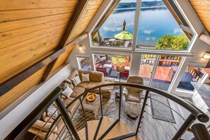 Interior - 2BR Beachfront A-Frame Retreat | Deck, Views & BBQ (Shelton)