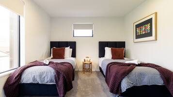 Desk, iron/ironing board, travel cot, free WiFi