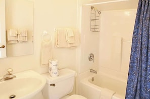 Shower - Maris Stella Condo | Balcony & Kitchen | Unit E (Ocean Shores)