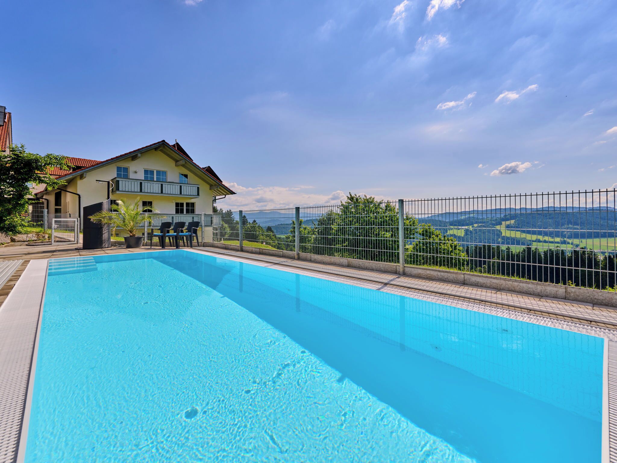 Una piscina riscaldata
