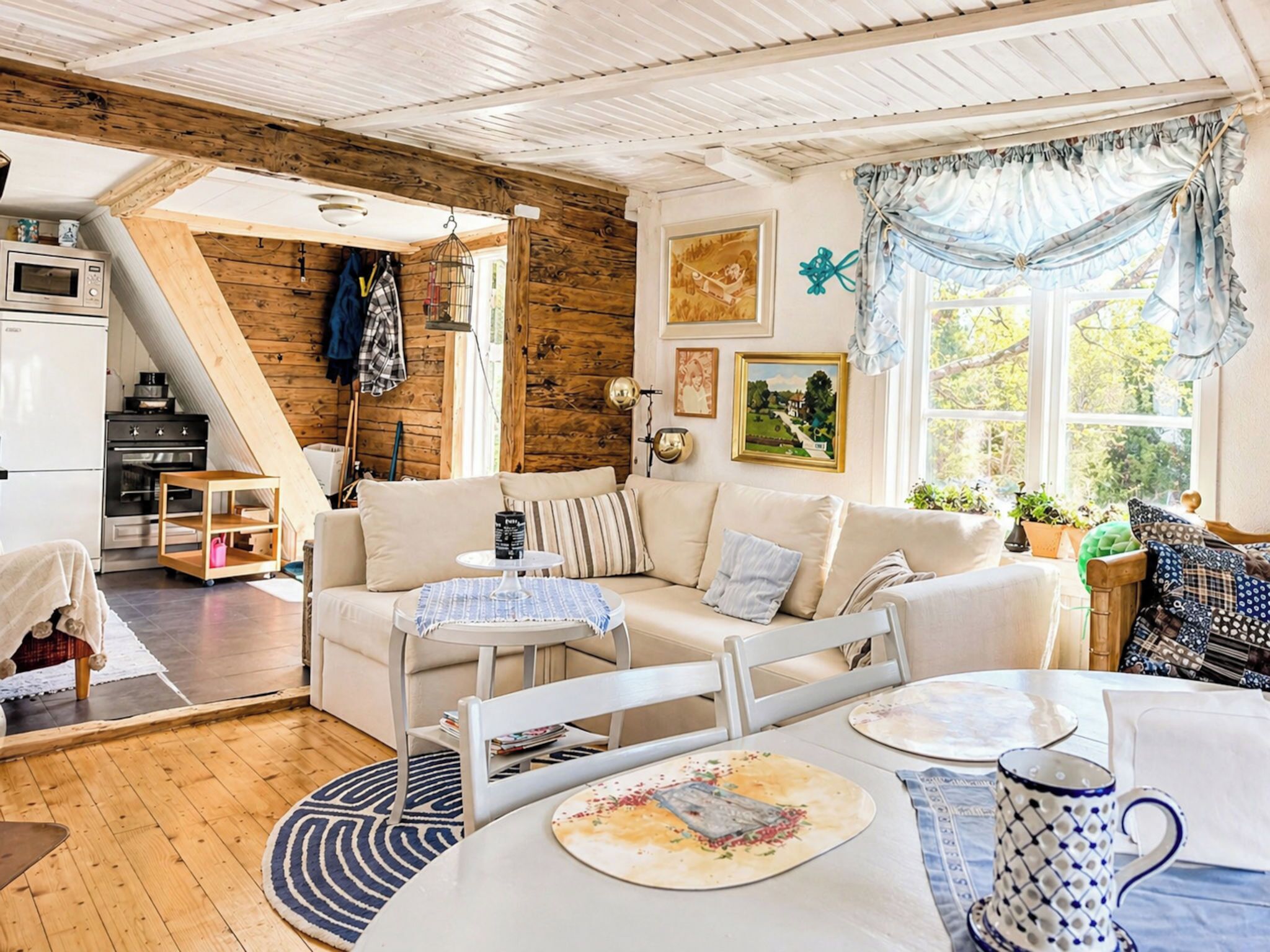 Fernseher, Kamin