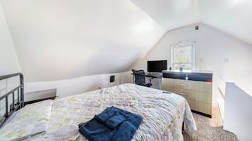 3 chambres, bureau, Wi-Fi gratuit, draps fournis