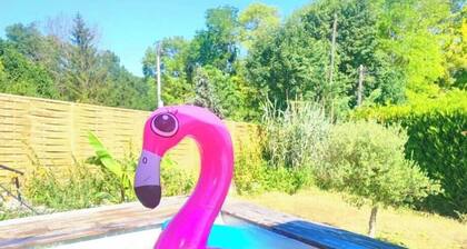 Maison type Chalet 7 personnes avec piscine proche Disneyland Paris (EuroDisney)