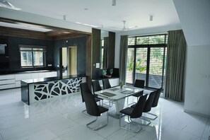 Dining - Rare Aura Villa Luxury 4BR Pool Stay Near Airport (Bengaluru)