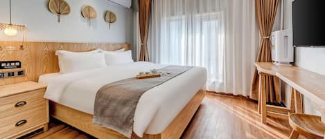 Standard Double or Twin Room | Iron/ironing board, free WiFi