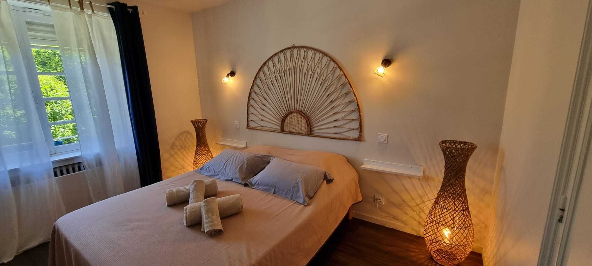 2 bedrooms, iron/ironing board, free WiFi, bed sheets